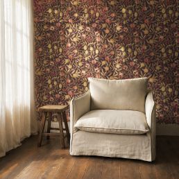 Fruit Wallpaper Beige/Gold/Coral