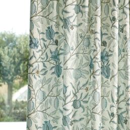 Fruit Wide Width Fabric Mineral Blue