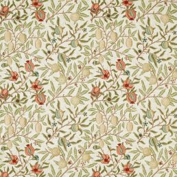 Fruit Wide Width Fabric Pear/Plaster Pink
