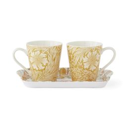 Fruits & Marigold Mug & Tray Set, Multi Multi