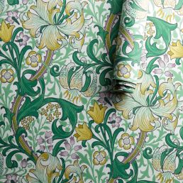 Golden Lily Wallpaper Secret Garden