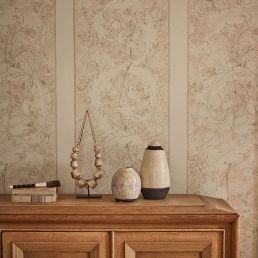 Grape & Pomegranate Wallpaper Parchment