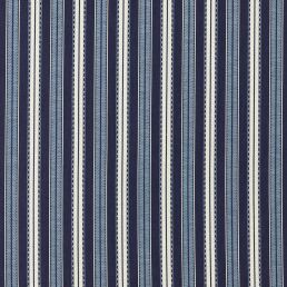 Hammersmith Woven Stripe Outdoor Fabric Indigo