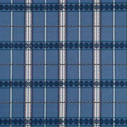 Hanover Check Fabric Indigo