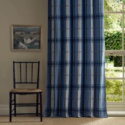 Hanover Check Fabric Indigo