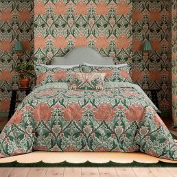 Helena Bedding Set, Peach/Teal Peach/Teal