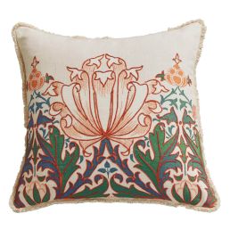 Helena Cushion, Peach/Teal Peach/Teal