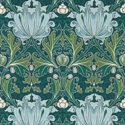 Helena Wallpaper Indigo/Boughs