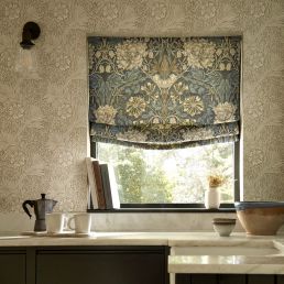 Honeysuckle & Tulip Fabric Brick/Russet