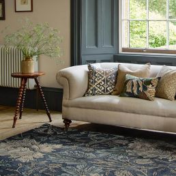 Honeysuckle & Tulip rug Woad/Thyme 48655-MOH0136-05 Woad/Thyme