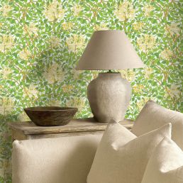 Honeysuckle Wallpaper Cream/Chocolate