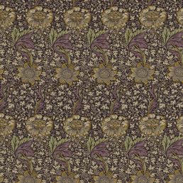 Kennet Fabric Grape/Gold