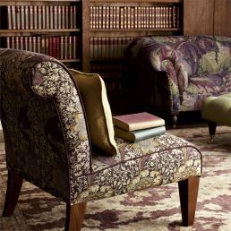 Kennet Fabric Olive/Turquoise