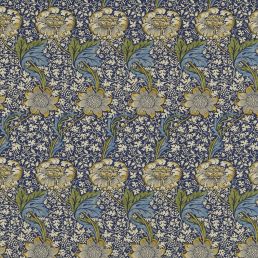Kennet Fabric Indigo/Gold