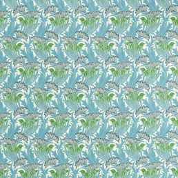 Laceflower Fabric Garden Green/Lagoon