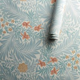 Larkspur Wallpaper Slate/Russet
