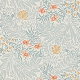 Larkspur Wallpaper Slate/Russet