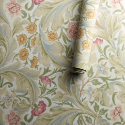 Leicester Wallpaper Marble/Rose