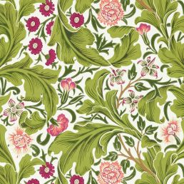 Leicester Wallpaper Sour Green/Plum