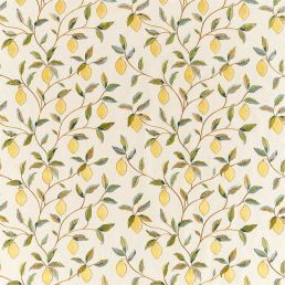 Lemon Tree Embroidery Fabric Bayleaf/Lemon
