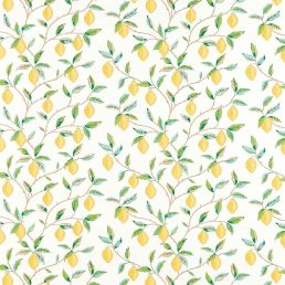 Lemon Tree Fabric Lemon/Bayleaf