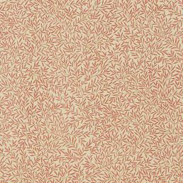 Lily Leaf Fabric Red