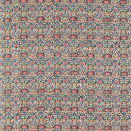 Little Chintz Fabric Indigo/Carmine