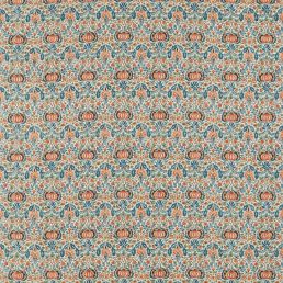 Little Chintz Fabric Teal/Saffron