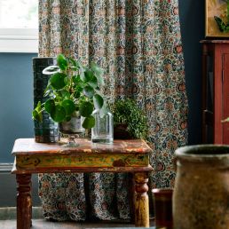 Little Chintz Fabric Olive/Ochre