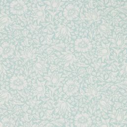 Mallow Wallpaper Chalk Duck Egg