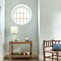 Mallow Wallpaper Powder Blue