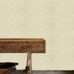 Mallow Wallpaper Soft Gold