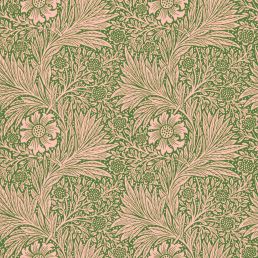 Marigold Wallpaper Pink/Olive