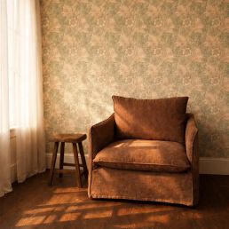 Marigold Wallpaper Pink/Olive