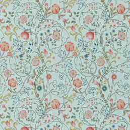 Mary Isobel Wallpaper Silk Blue/Pink