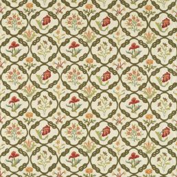 Mays Coverlet Fabric Twining Vine