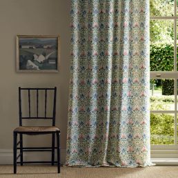 Meda Iris Fabric Rose/Thyme