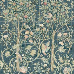 Melsetter Wallpaper Indigo Rose