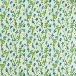 Monkshood Fabric Cobalt/Goblin Green