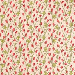 Monkshood Fabric Rhubarb