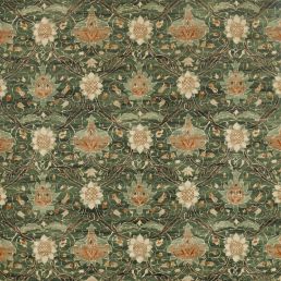 Montreal Velvet Fabric Forest/Teal