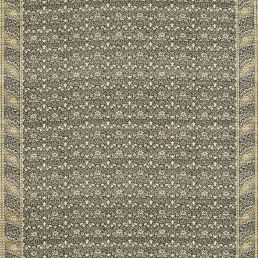 Morris Bellflowers Fabric Charcoal/Olive