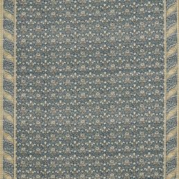 Morris Bellflowers Fabric Indigo/Sage