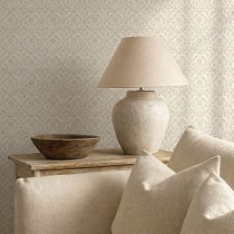 Morris Bellflowers Wallpaper Linen/Cream