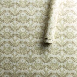 Morris Bellflowers Wallpaper Manilla/Olive