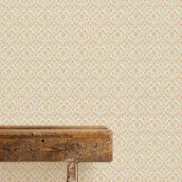 Morris Bellflowers Wallpaper Saffron/Olive