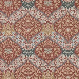 Norbury Wallpaper Slate/Madder