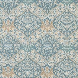 Norbury Wallpaper Woad/Linen