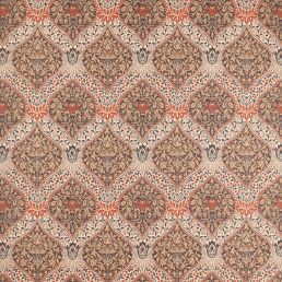 Norbury Weave Fabric Tobacco/Russet