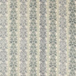 Oak & Blossom Weave Fabric Green/Indigo